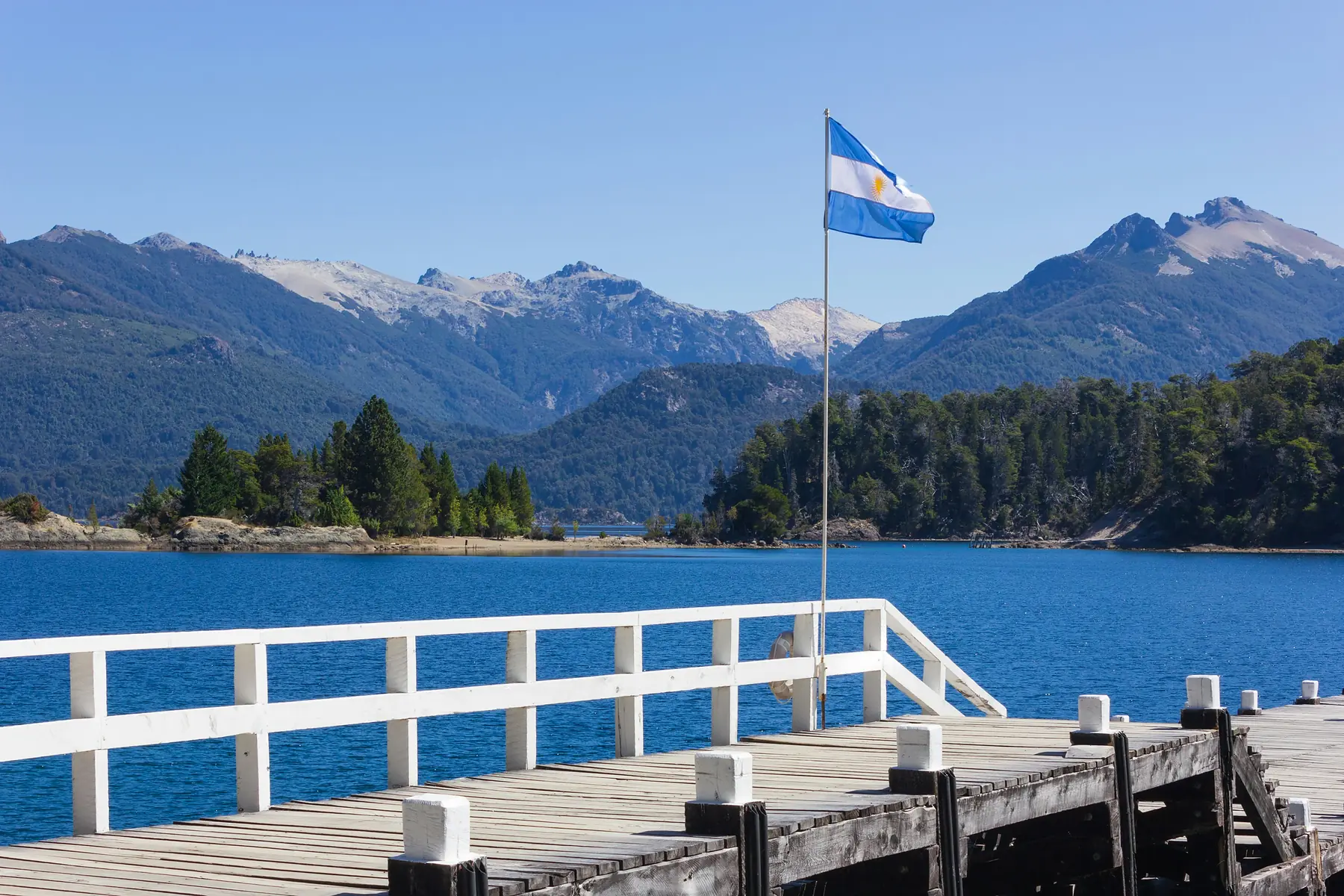 The cathedral-like peak of Cerro Catedral near Bariloche.