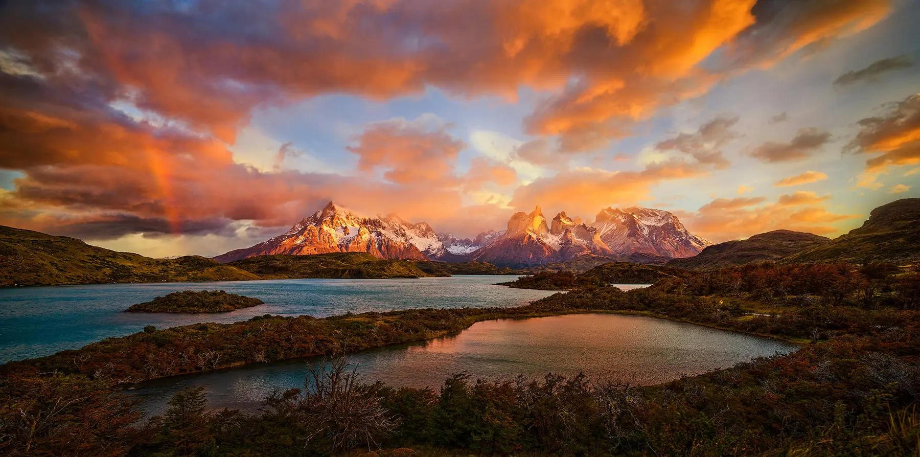 The vast wilderness landscapes of Patagonia