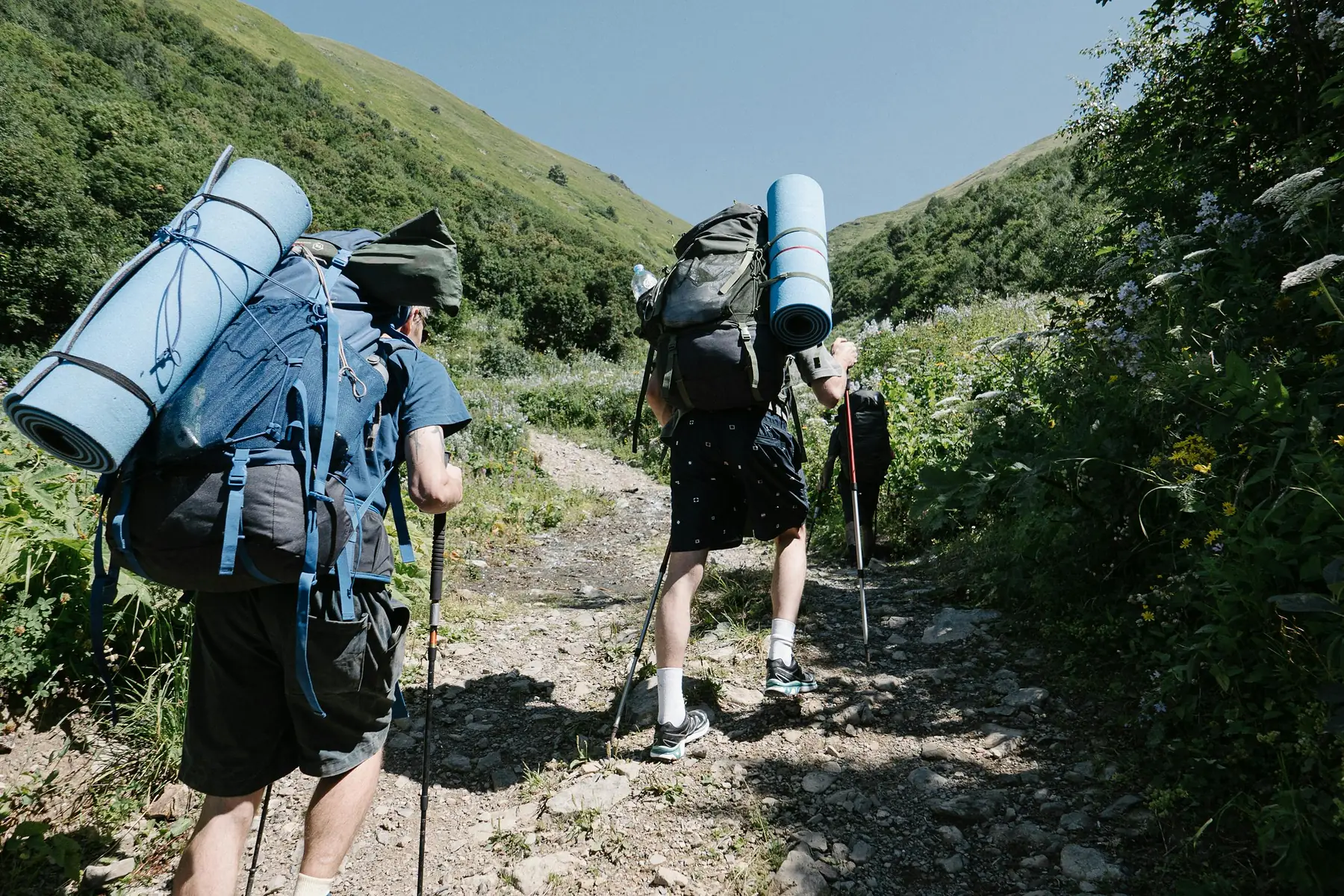 A lightweight daypack ready for a day hike in Patagonia