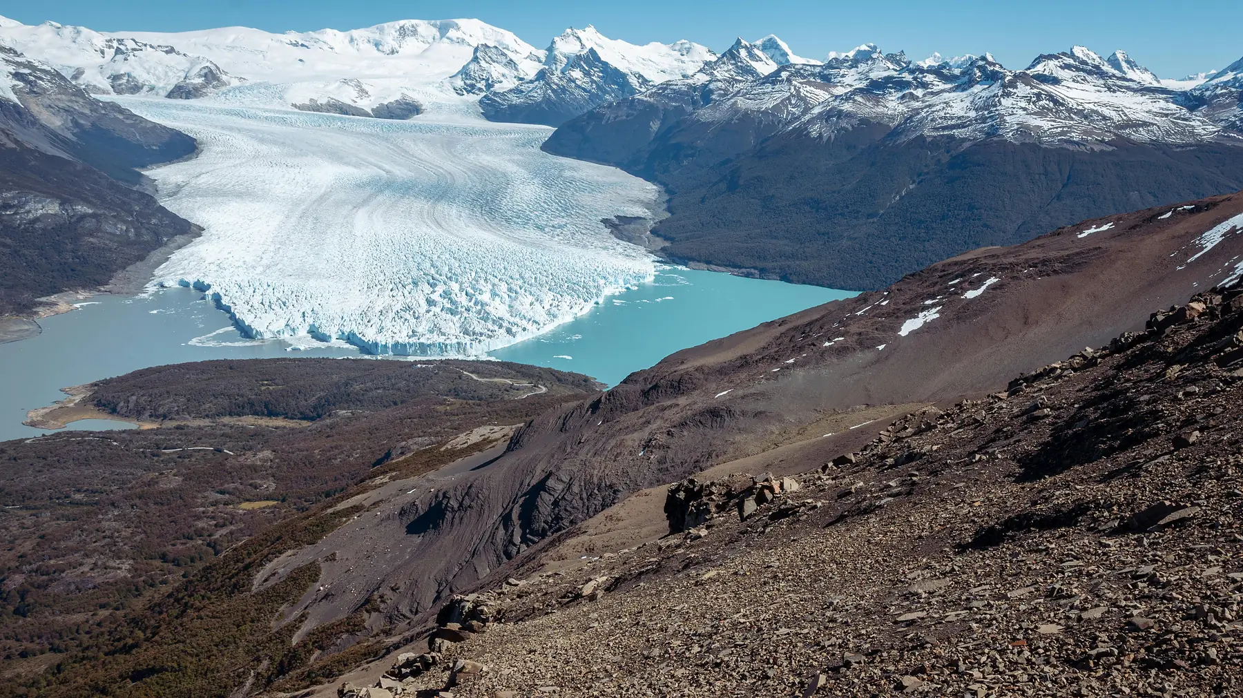 El Calafate town on the shores of Lago Argentino