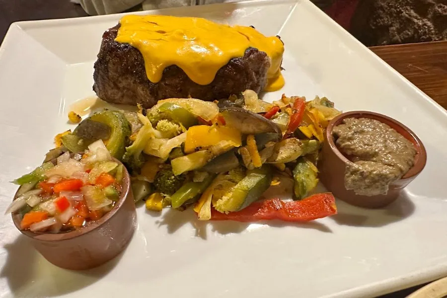 A colorful casual plate representative of Mexican food at Lupita