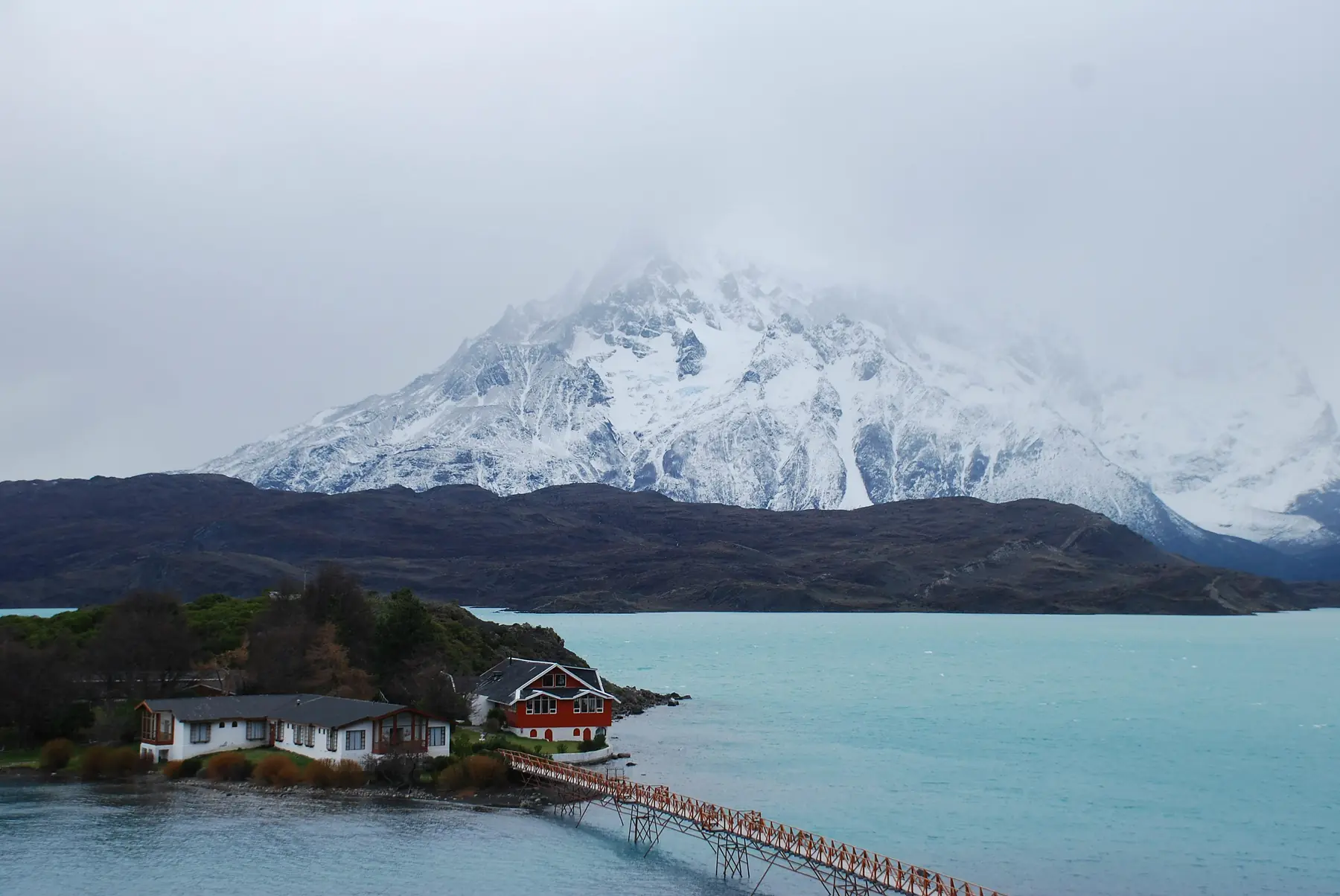 Torres del Paine granite towers at sunrise